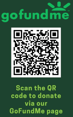 GoFundMe QR code for donations